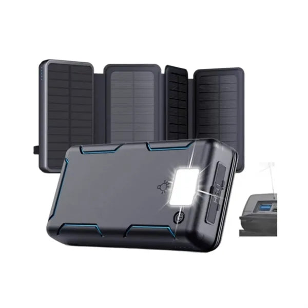 25000mAh Solar Power Bank, Fast Charging for Phone, Outdoor