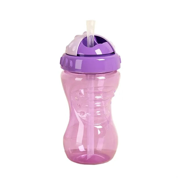 11oz No-Spill Soft Easy Grip Straw Sippy Cup for Toddlers