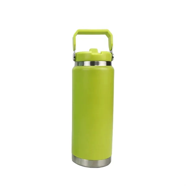 27Oz Double Wall Insulated Stainless Steel Tumbler W/ Lid