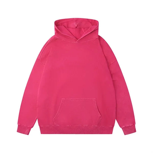 Cotton Casual Vintage Long Sleeve Hooded Sweatshirt