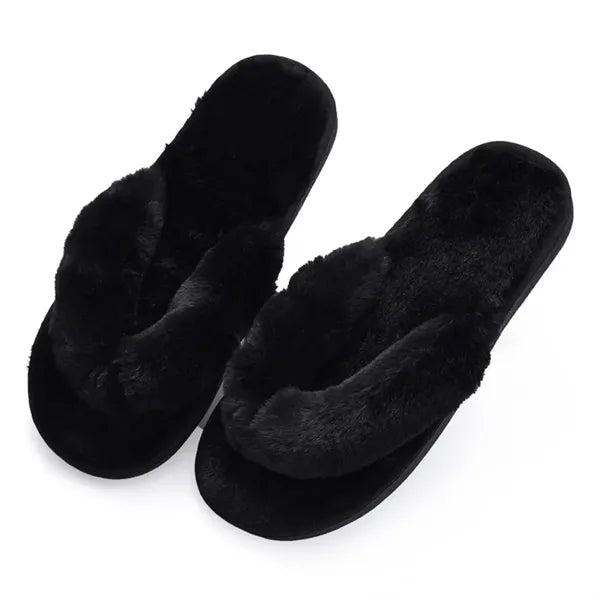 Unisex Plush Non-Slip Breathable Flip Flops