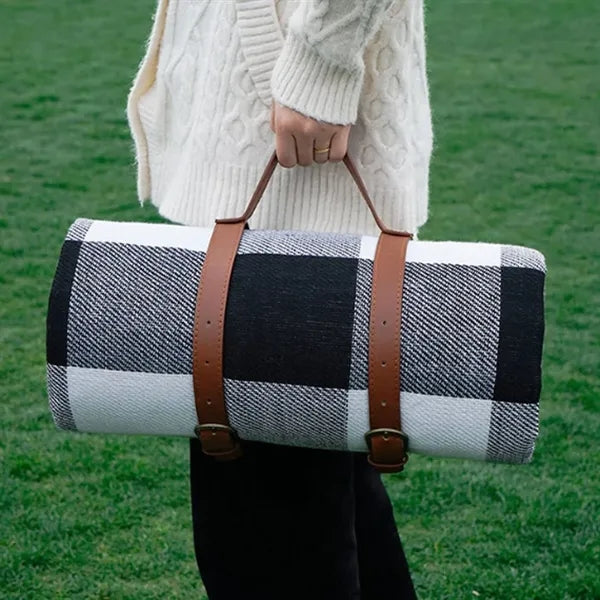 Foldable Thickened Wear-Resistant Waterproof Travel Blanket