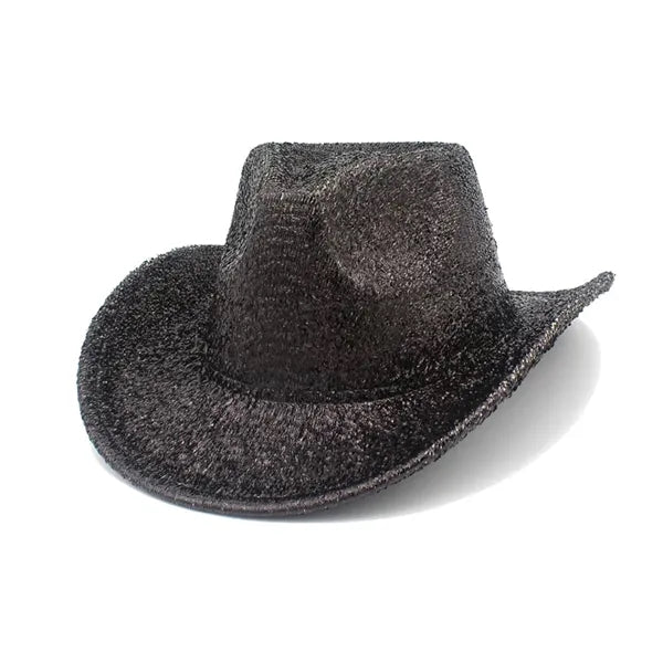 Lightweight Holographic Cotton Party Cowboy Hat