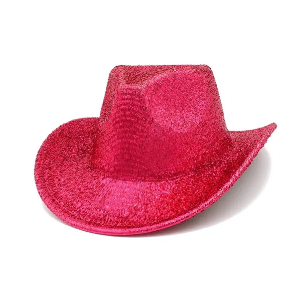 Lightweight Holographic Cotton Party Cowboy Hat