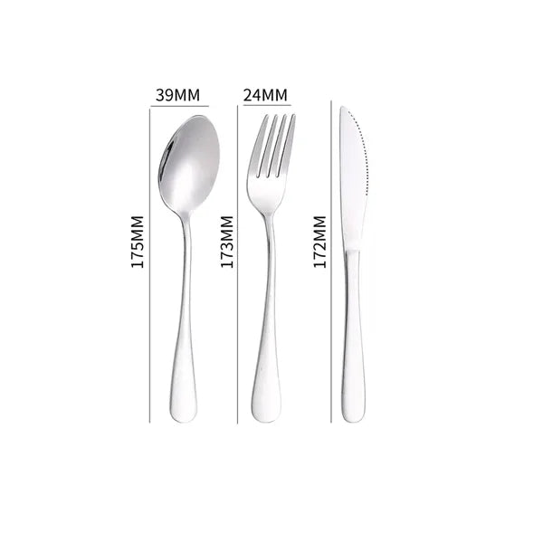8-pack Travel Stainless Steel Cutlery Set