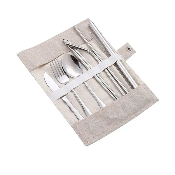 8-pack Travel Stainless Steel Cutlery Set