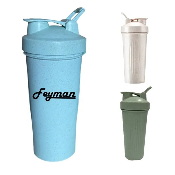 20oz Straw Biodegradable Material Shaker Bottles