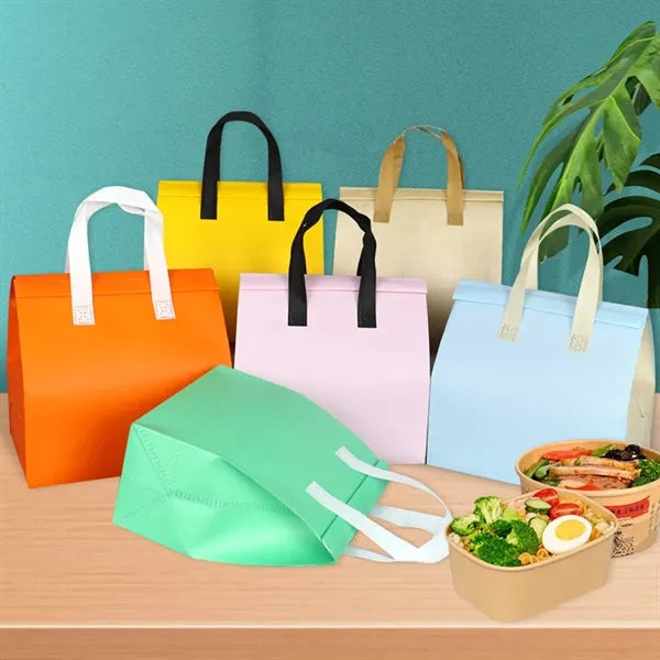 Non-Woven Insulated Take Away Grocery Tote Bag