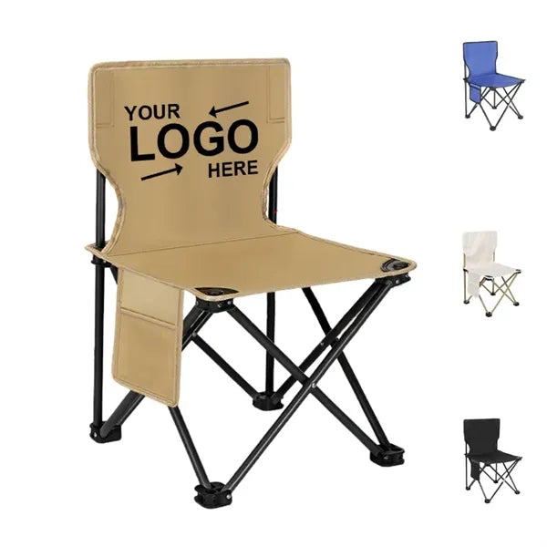 Foldable Camping Chair With Side Pocket