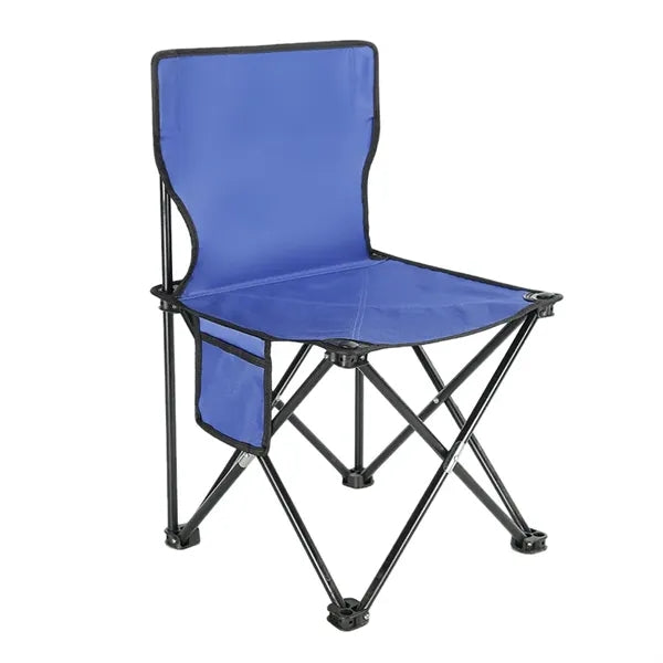 Foldable Camping Chair With Side Pocket