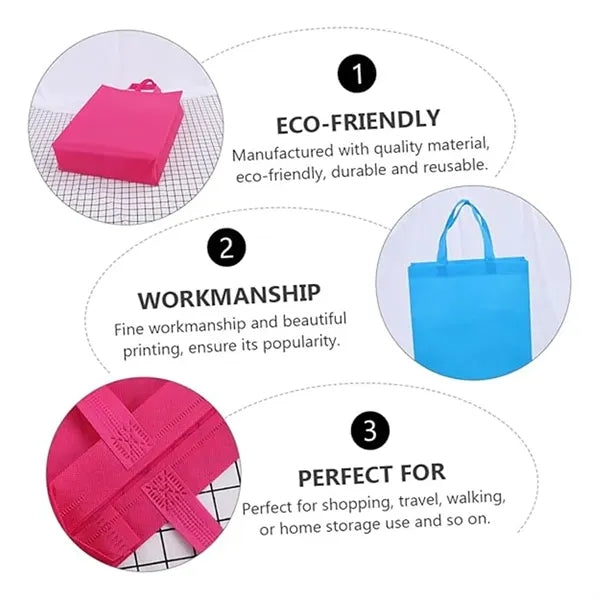 Non Woven Colorful Shopping Tote Bag with Handle