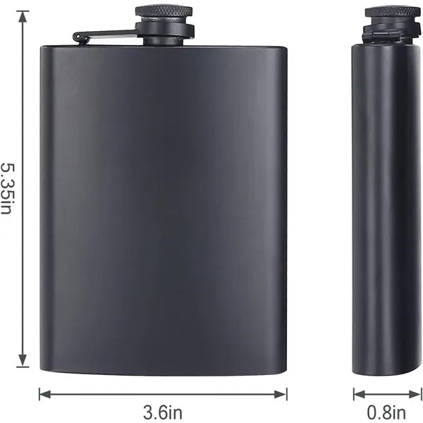 8 Oz Stainless Steel Leak-proof Hip Flask
