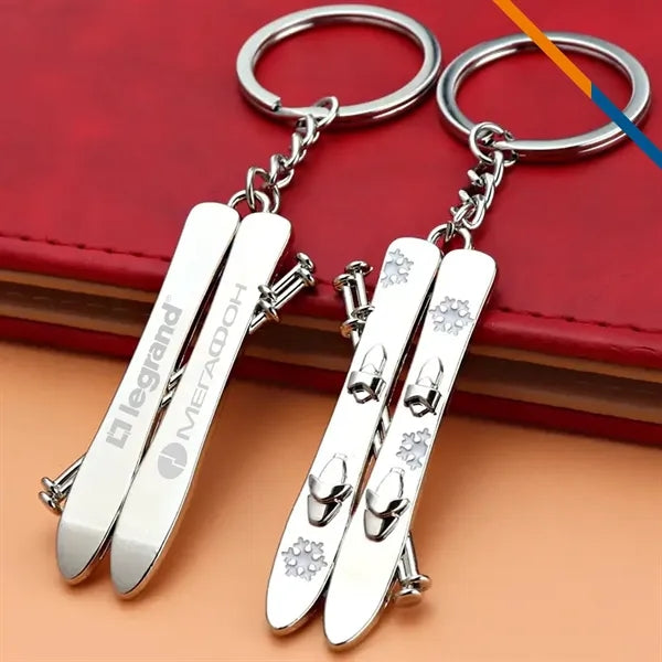 TwinTip Skis Keychain