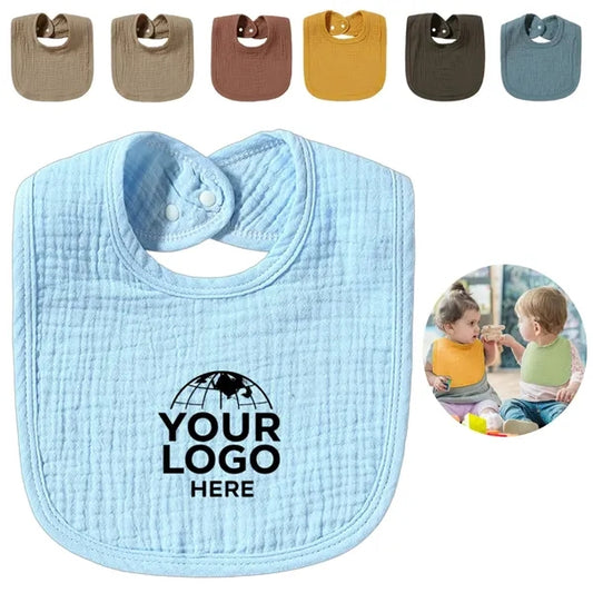 Cotton Muslin Absorbent Bandana Bib for Baby Boys and Girls