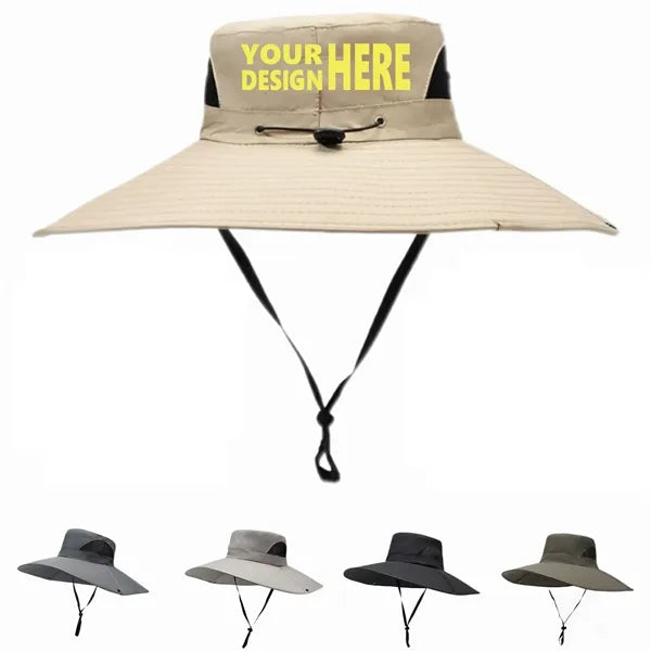 Lightweight Waterproof Drawstring Fisherman's Hat