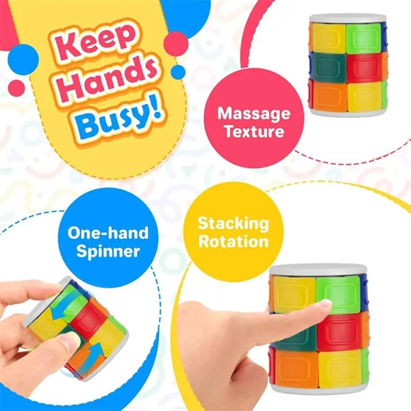 FidgetBarrel Puzzle Spinner Toy