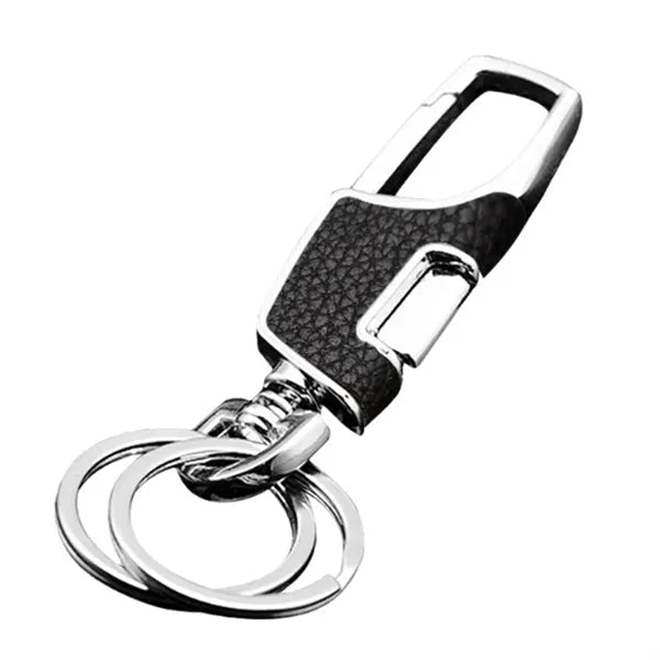Men PU Leather Business Keychain