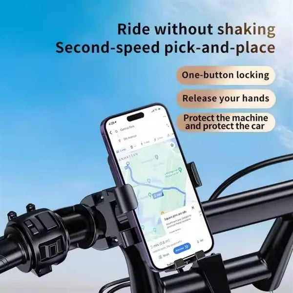 Aluminum Motorcycle Bicycle Phone Holder