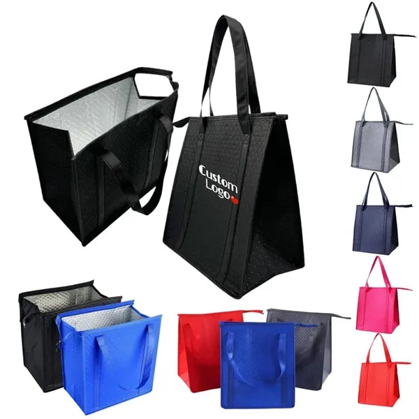 Embossed Spotted Non-Woven Fabric Insulated Bag