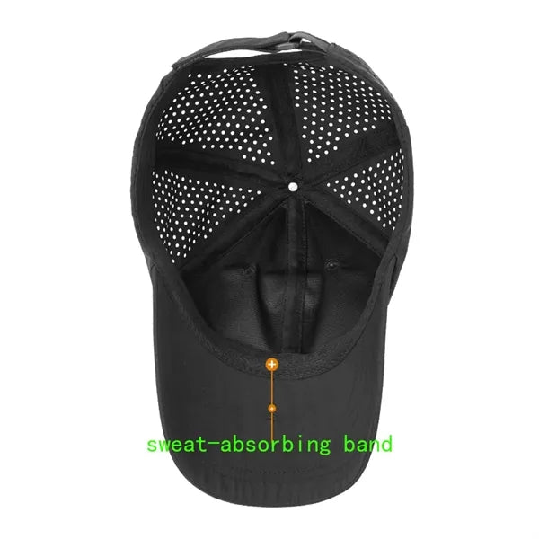 Waterproof Breathable Baseball Cap with Ventilation