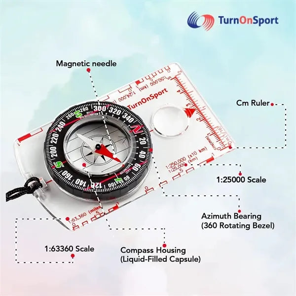 Outdoor Acrylic Surveying Compasses