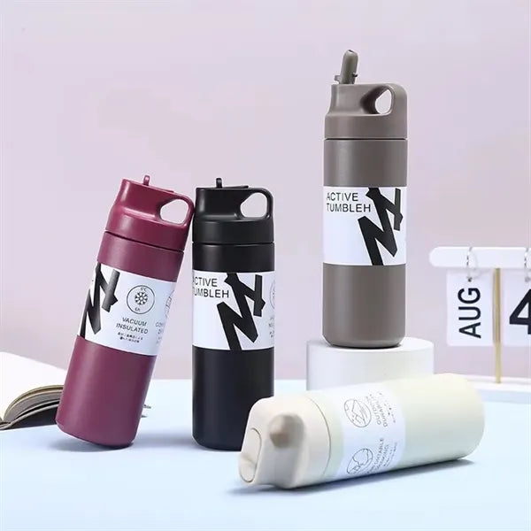 18oz Stainless Steel Water Bottle Double Wall Insulated