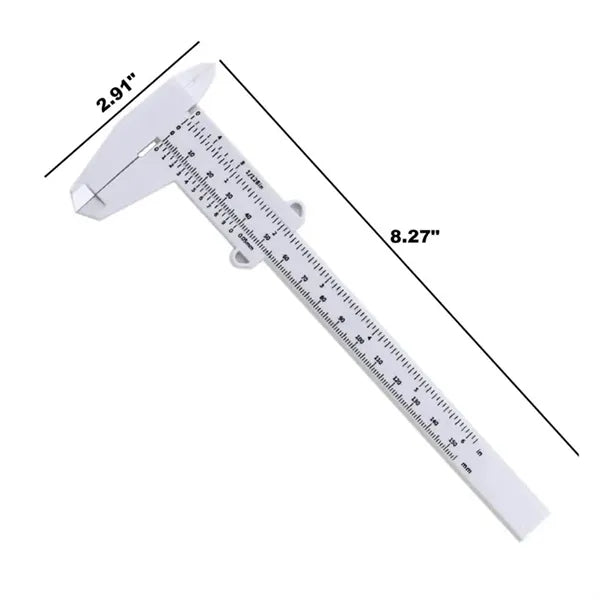 150MM Plastic Double Scale Vernier Caliper Sliding Measuring