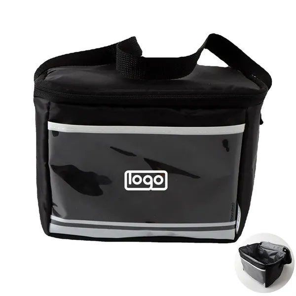 5L Oxford Insulated Food Delivery Bag w/ Shoulder Strap