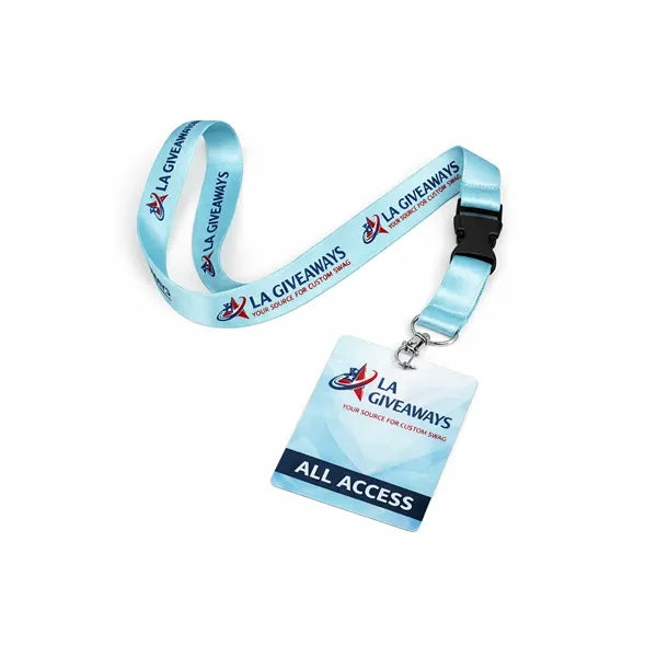 Full Color Event Badge With Lanyard