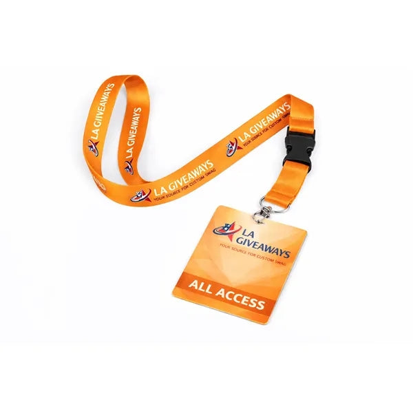 Full Color Event Badge With Lanyard
