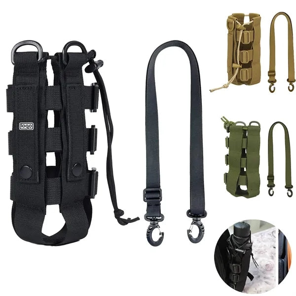Adjustable Tactical Water Bottle Holder w/ Strap