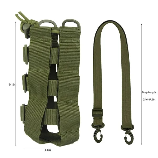 Adjustable Tactical Water Bottle Holder w/ Strap