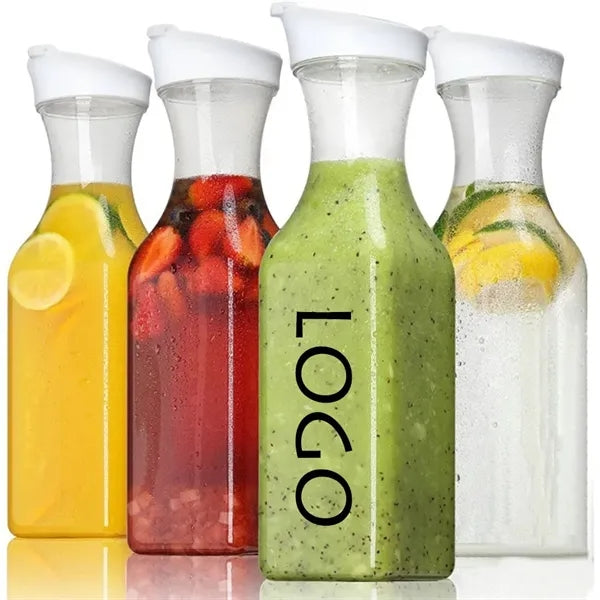 Clear Plastic Water Pitchers with Lids