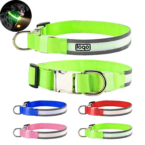 Rechargeable LED Light Up Dog Collar
