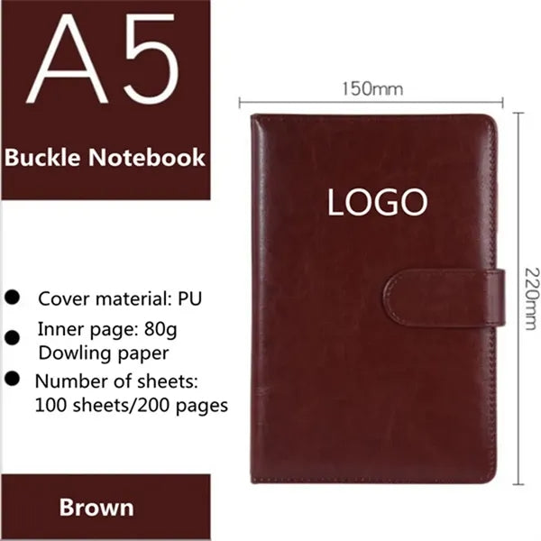 A5 Business Leather Notebook