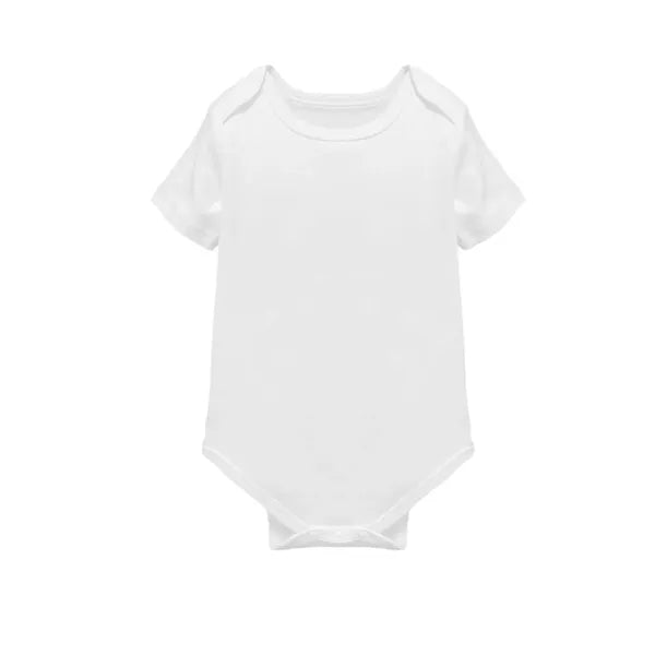 Cotton Baby Short-Sleeved Romper Bodysuit