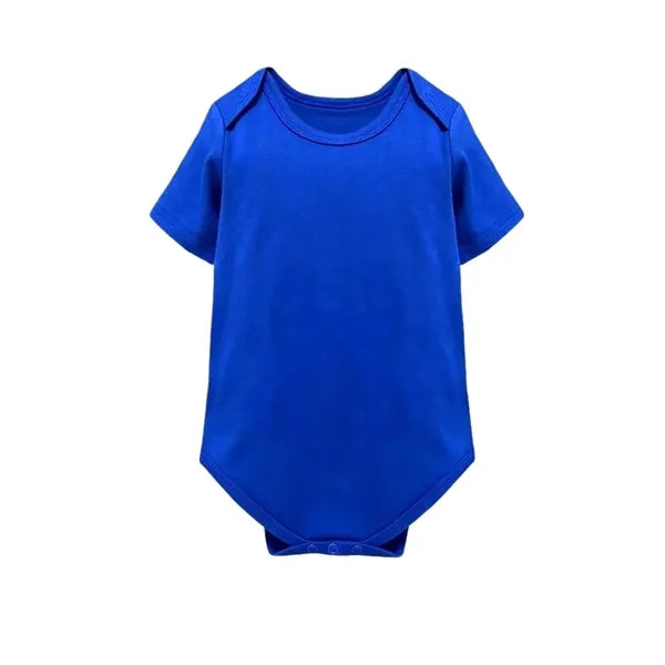 Cotton Baby Short-Sleeved Romper Bodysuit