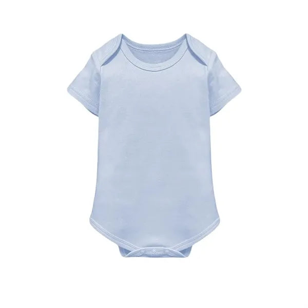 Cotton Baby Short-Sleeved Romper Bodysuit