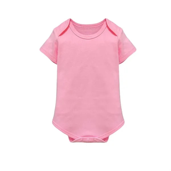 Cotton Baby Short-Sleeved Romper Bodysuit