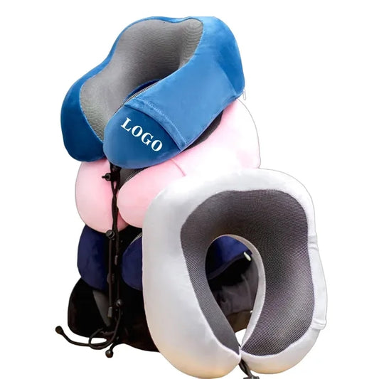 Memory Foam Travel Pillow U Shape Neck Support Cushion