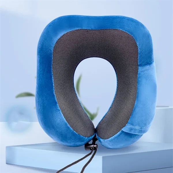 Memory Foam Travel Pillow U Shape Neck Support Cushion