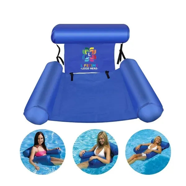 Inflatable Water Hammock Pool Lounge Bed