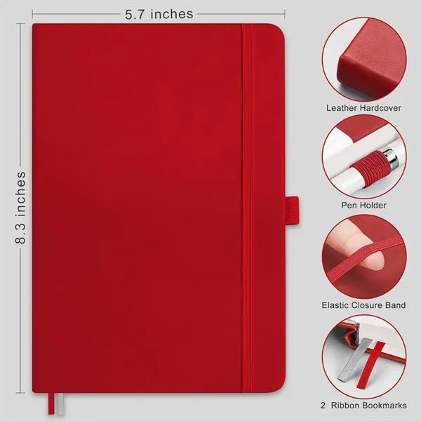 A5 Journal Notebook with 192 Numbered Pages