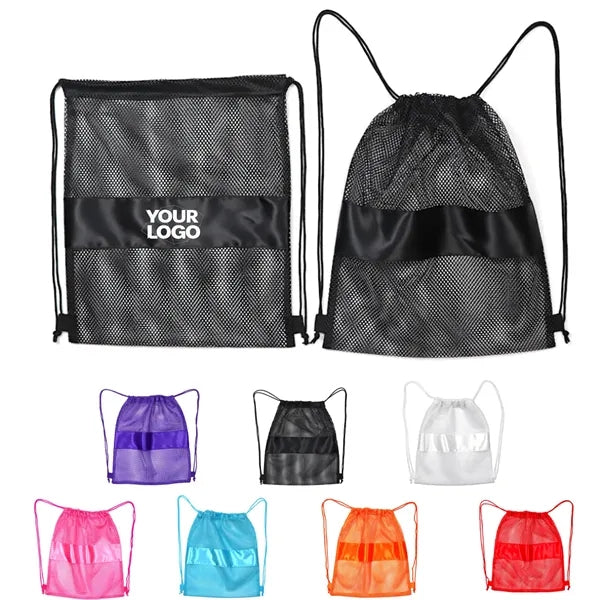 Drawstring Backpack Sports Gym Bag