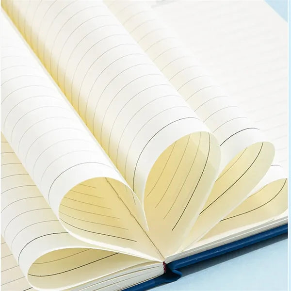 A5 Lined PU Leather Writing Journal Notebook with Pen