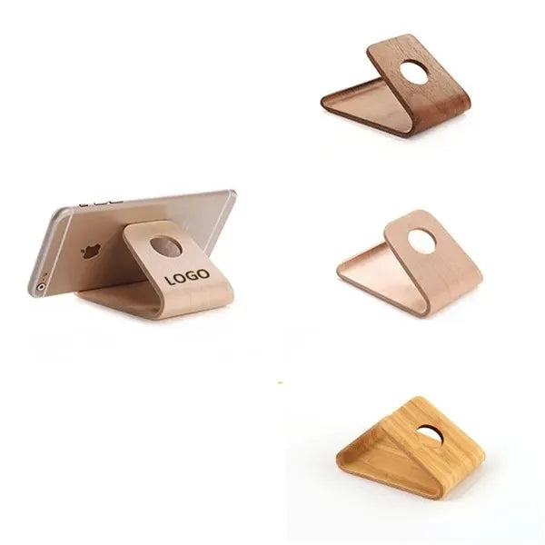 Bamboo Creative Phone Charging Holder