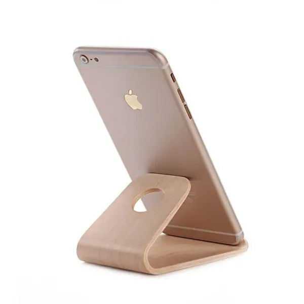 Bamboo Creative Phone Charging Holder
