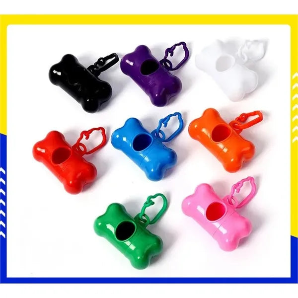Portable pet bone-shaped poop picker