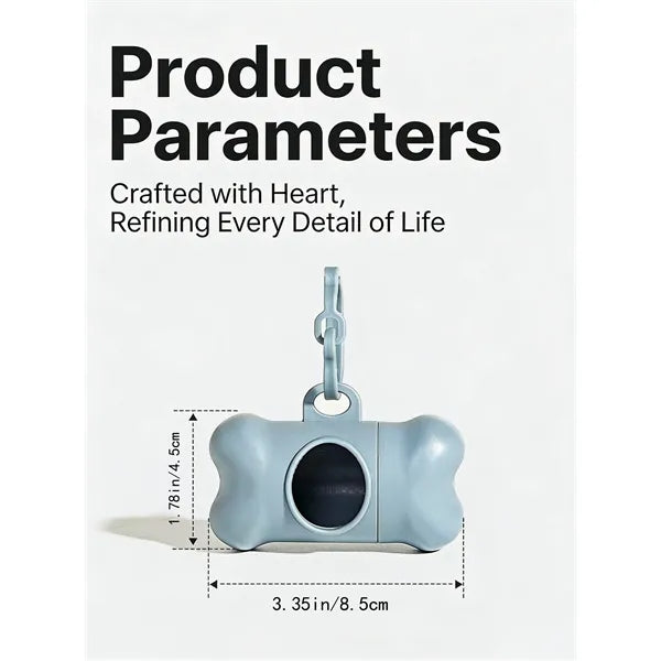 Portable pet bone-shaped poop picker