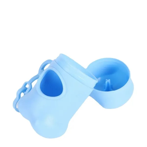 Portable pet bone-shaped poop picker